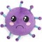 Microbe Plush Stuffed Toy for Educational Purposes, COVID Awareness (9 Inches)